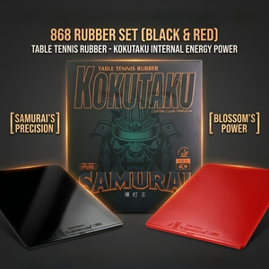 Kokutaku Sakura 868 Rubber Set - огляд і ціна Table Tennis Racket